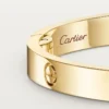 Pulsera Love, modelo mediano, 4 diamantes