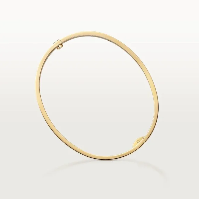 Pulsera Love, modelo mediano, 4 diamantes