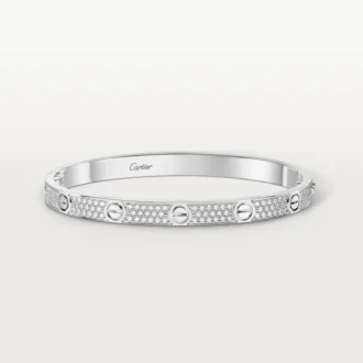 Pulsera Love, modelo mediano, pavé
