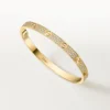 Pulsera Love, modelo mediano, pavé