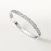 Pulsera Love, modelo mediano, pavé