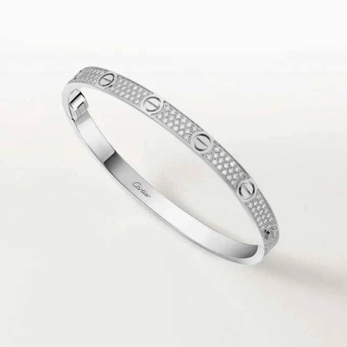 Pulsera Love, modelo mediano, pavé