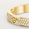 Pulsera Love, modelo mediano, pavé