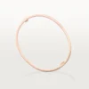 Pulsera Love, modelo mediano, 4 diamantes