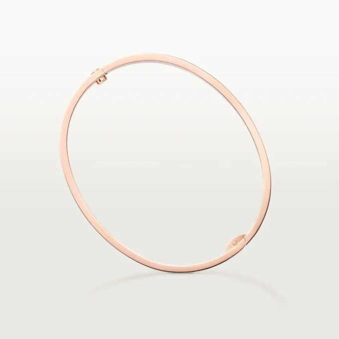 Pulsera Love, modelo mediano, 4 diamantes