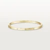 Pulsera Love, modelo pequeño, 6 diamantes