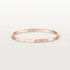 Pulsera Love, modelo pequeño, 6 diamantes