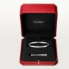Pulsera Love, modelo pequeño, 6 diamantes