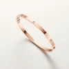 Pulsera Love, modelo pequeño, 6 diamantes