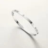 Pulsera Love, modelo pequeño, 6 diamantes