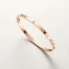 Pulsera Love, modelo pequeño, 6 diamantes