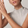 Pulsera Love, modelo pequeño, 6 diamantes