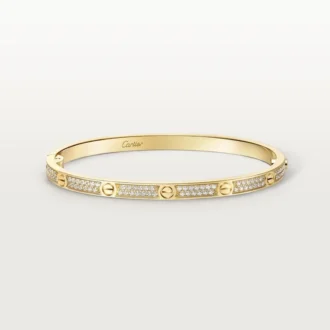 Pulsera Love, modelo pequeño, pavé