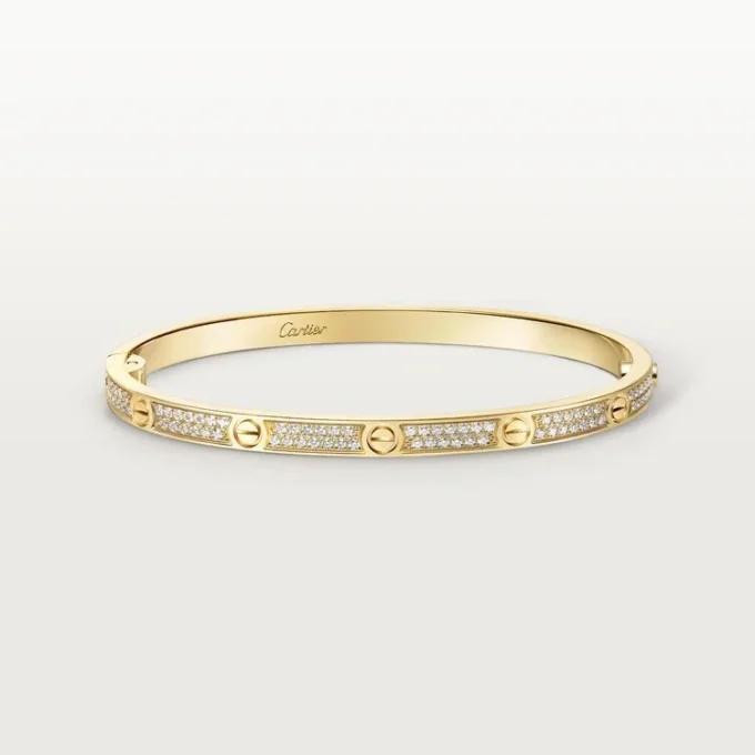 Pulsera Love, modelo pequeño, pavé