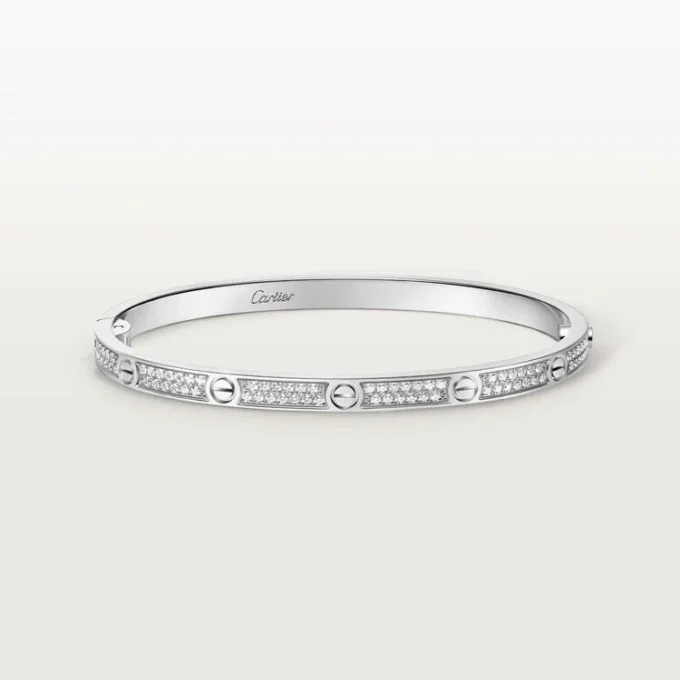 Pulsera Love, modelo pequeño, pavé