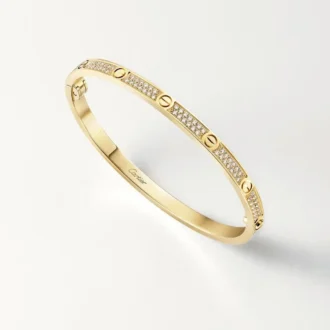 Pulsera Love, modelo pequeño, pavé