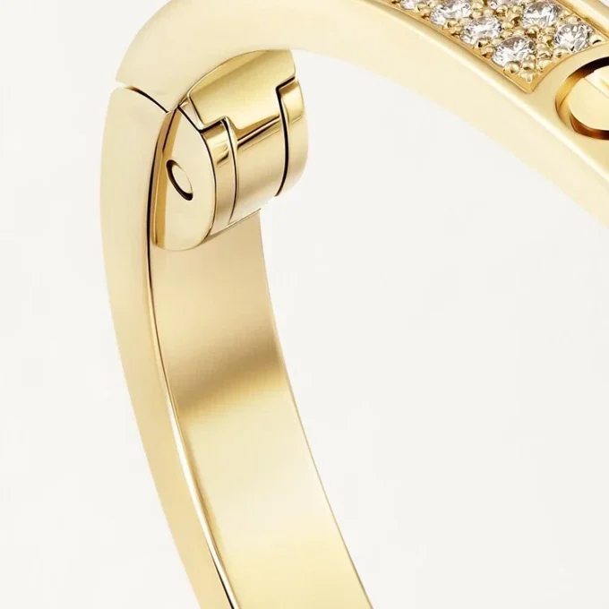 Pulsera Love, modelo pequeño, pavé