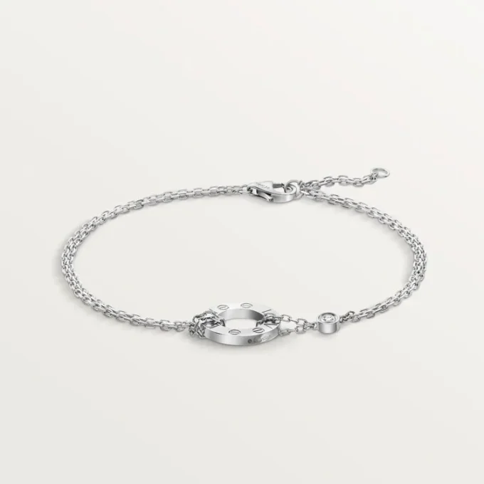Pulsera Love – Oro blanco, diamantes – Cartier