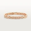 Pulsera Maillon Panthere, triple fila, pavé