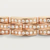 Pulsera Maillon Panthere, triple fila, pavé