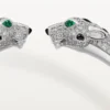 Pulsera Panthere De Cartier, articulada, con pavé