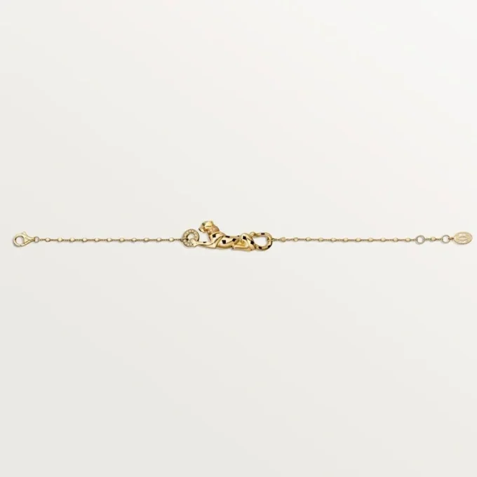 Pulsera Panthere de Cartier, con cadena, diamantes