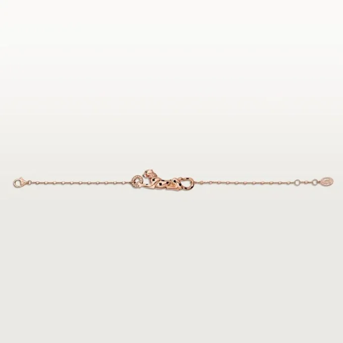 Pulsera Panthere de Cartier, con cadena, diamantes
