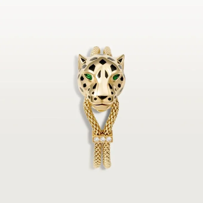 Pulsera Panthere de Cartier, con cadena, diamantes
