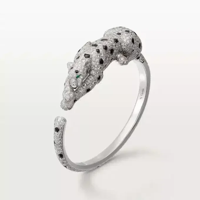 Pulsera Panthere de Cartier, con pavé