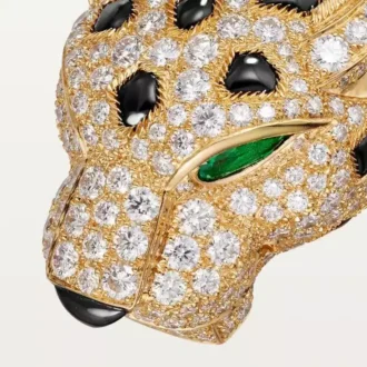 Pulsera Panthere de Cartier, con pavé