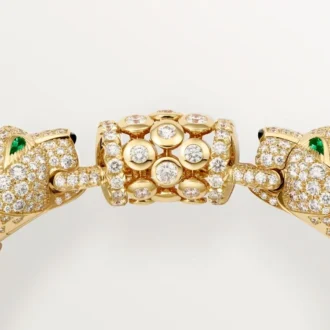 Pulsera Panthere de Cartier, con pavé