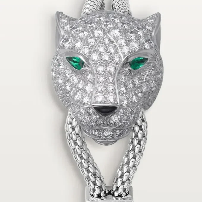 Pulsera Panthere de Cartier, con pavé