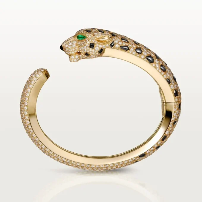 Pulsera Panthere de Cartier, con pavé