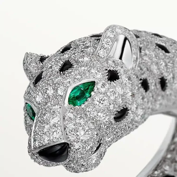 Pulsera Panthere de Cartier, con pavé