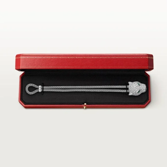 Pulsera Panthere de Cartier, con pavé