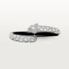 Pulsera Panthere De Cartier, laca negra, pavé
