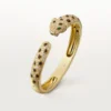 Pulsera Panthere De Cartier, modelo mediano, con medio pavé