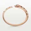 Pulsera Panthere De Cartier, modelo mediano, con medio pavé