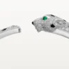Pulsera Panthere De Cartier, modelo mediano, con medio pavé