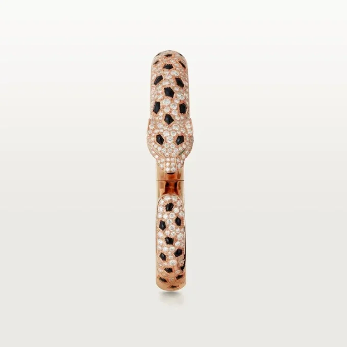 Pulsera Panthere De Cartier, modelo mediano, con medio pavé