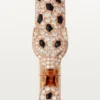 Pulsera Panthere De Cartier, modelo mediano, con medio pavé