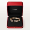 Pulsera Panthere De Cartier, modelo mediano, con medio pavé