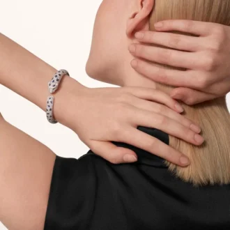 Pulsera Panthere de Cartier, modelo mediano, pavé