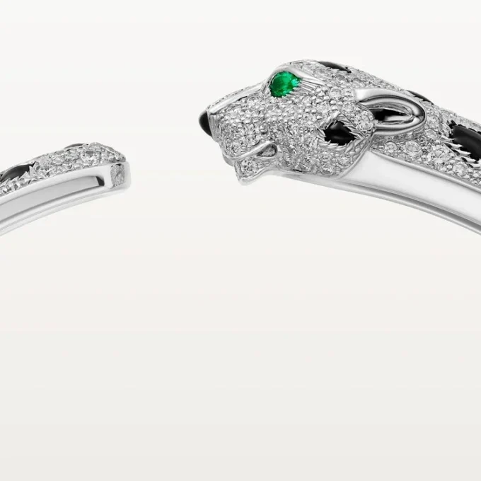 Pulsera Panthere de Cartier, modelo mediano, pavé