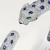 Pulsera Panthere de Cartier, modelo mediano, pavé
