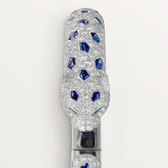 Pulsera Panthere de Cartier, modelo mediano, pavé