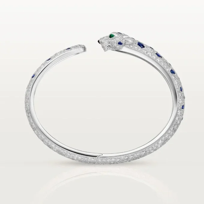 Pulsera Panthere de Cartier, modelo mediano, pavé