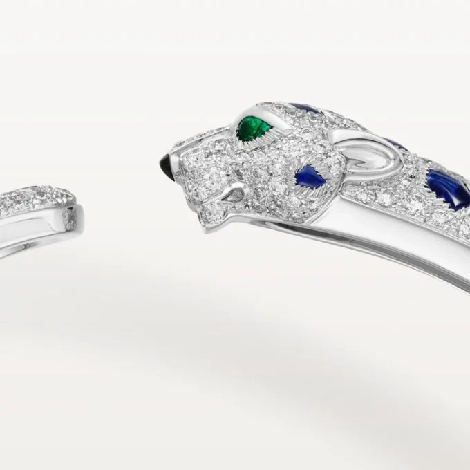 Pulsera Panthere de Cartier, modelo mediano, pavé