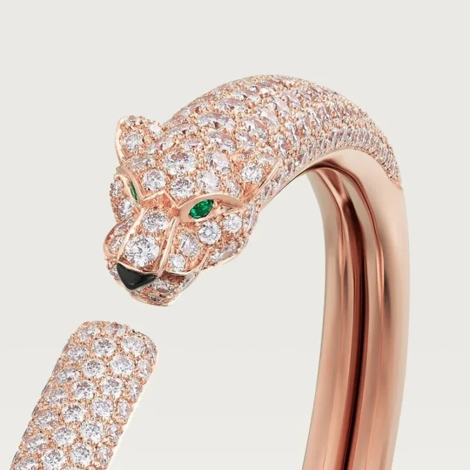 Pulsera Panthere De Cartier, modelo pequeño, pavé