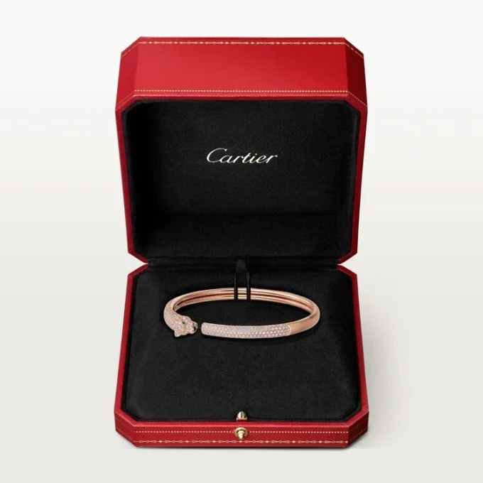 Pulsera Panthere De Cartier, modelo pequeño, pavé